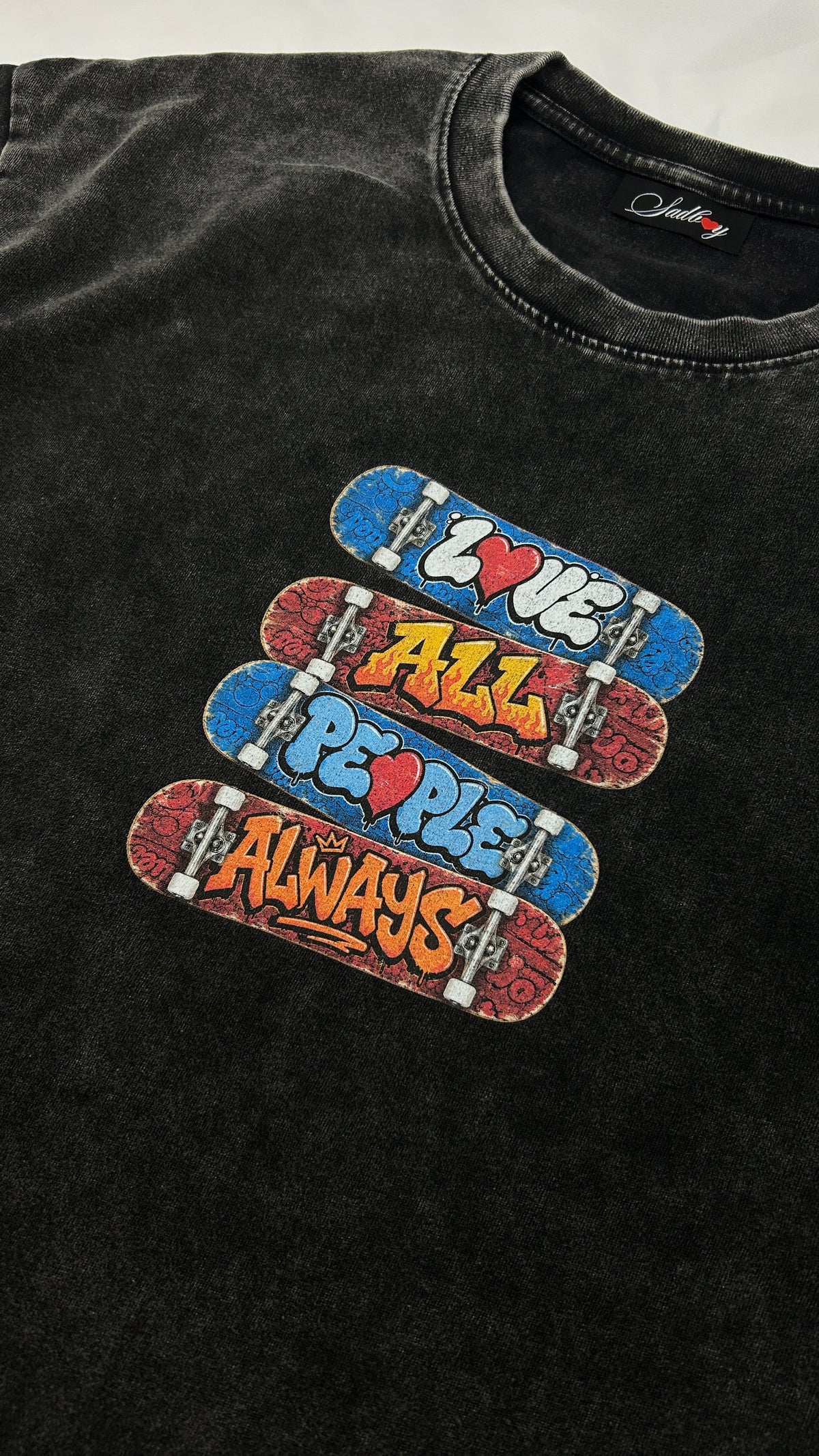 'LOVE ALL PEOPLE ALWAYS' SHORT SLEEVE TEE