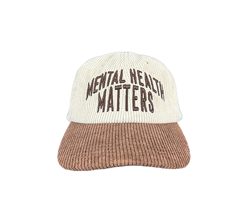 MENTAL HEALTH MATTERS CORDUROY HAT