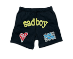 SADBOY BLACK SHORTS