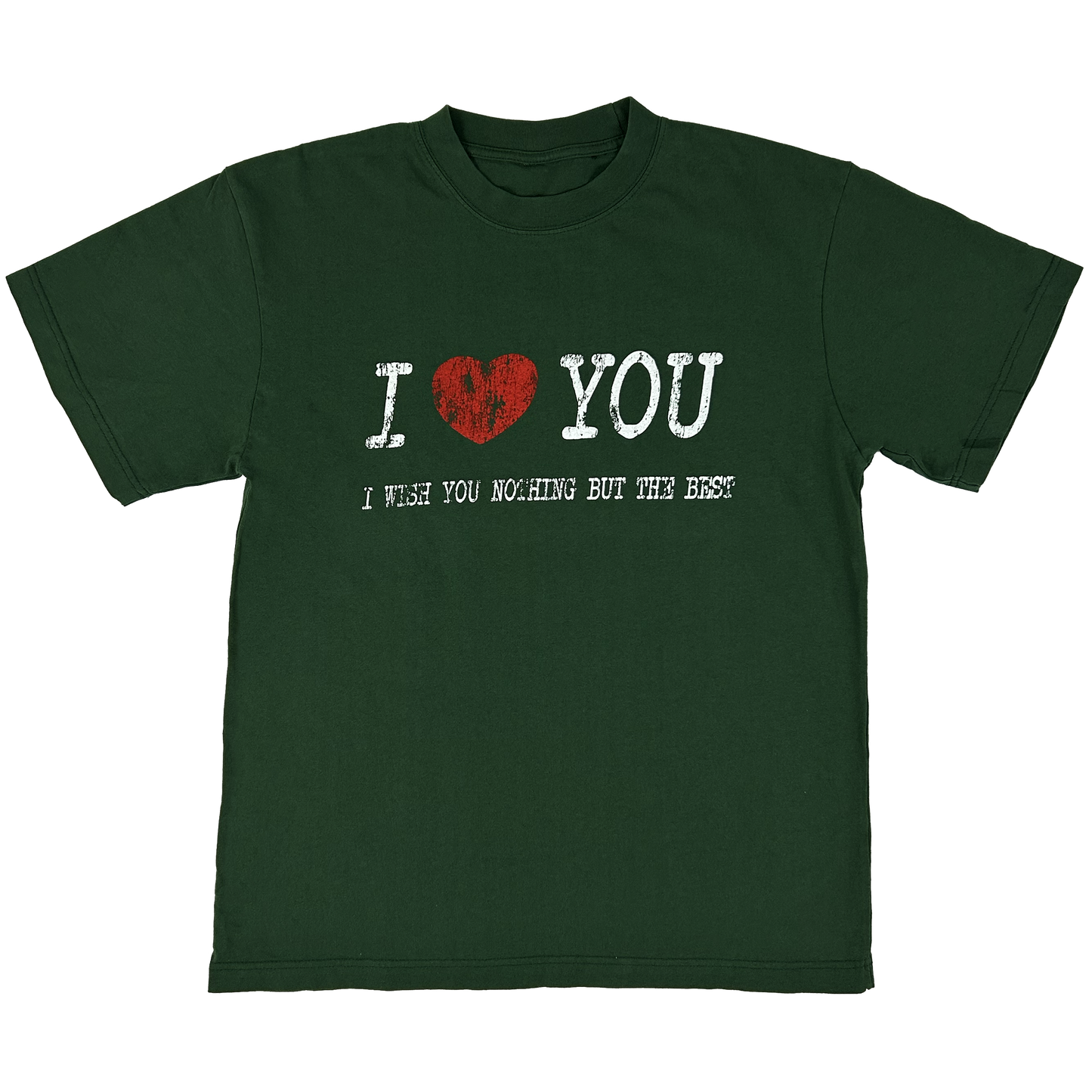 I HEART YOU TEE GREEN