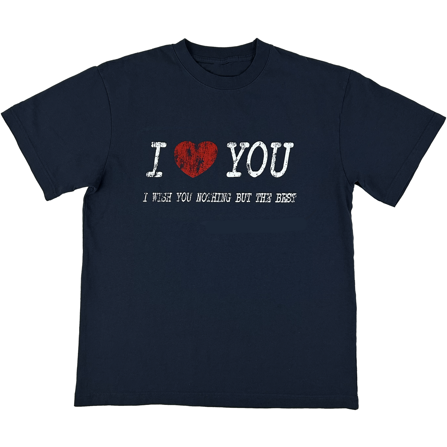 I HEART YOU TEE NAVY