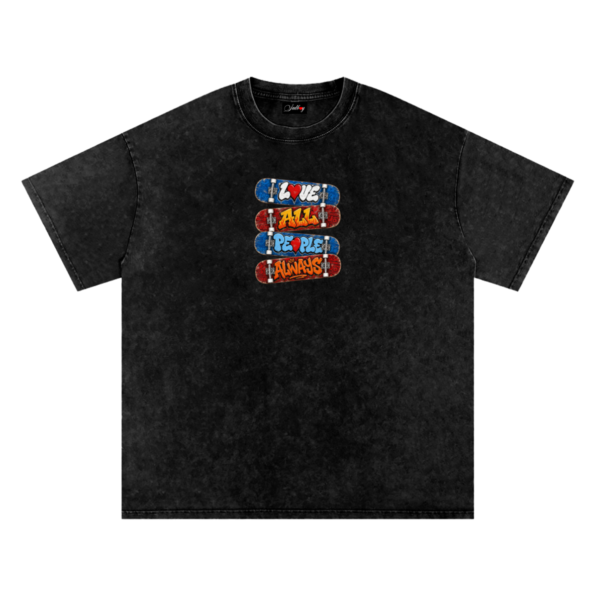 'LOVE ALL PEOPLE ALWAYS' SHORT SLEEVE TEE