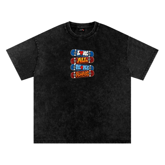 'LOVE ALL PEOPLE ALWAYS' SHORT SLEEVE TEE