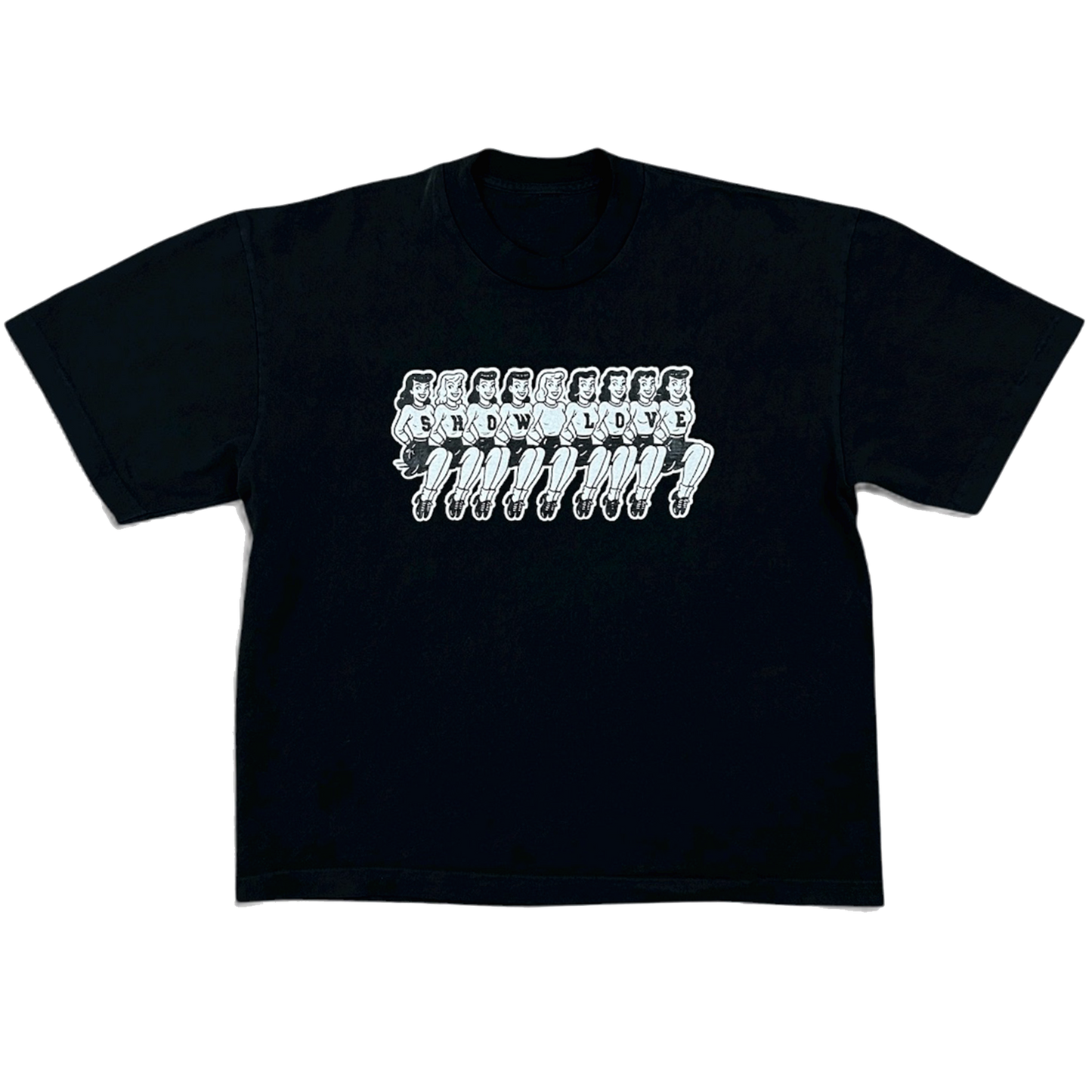 'SHOW LOVE' CHEERLEADER SHORT SLEEVE TEE