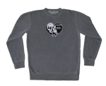 DEADLY LOVE EMBROIDERED PIGMENT-DYED SWEATSHIRT